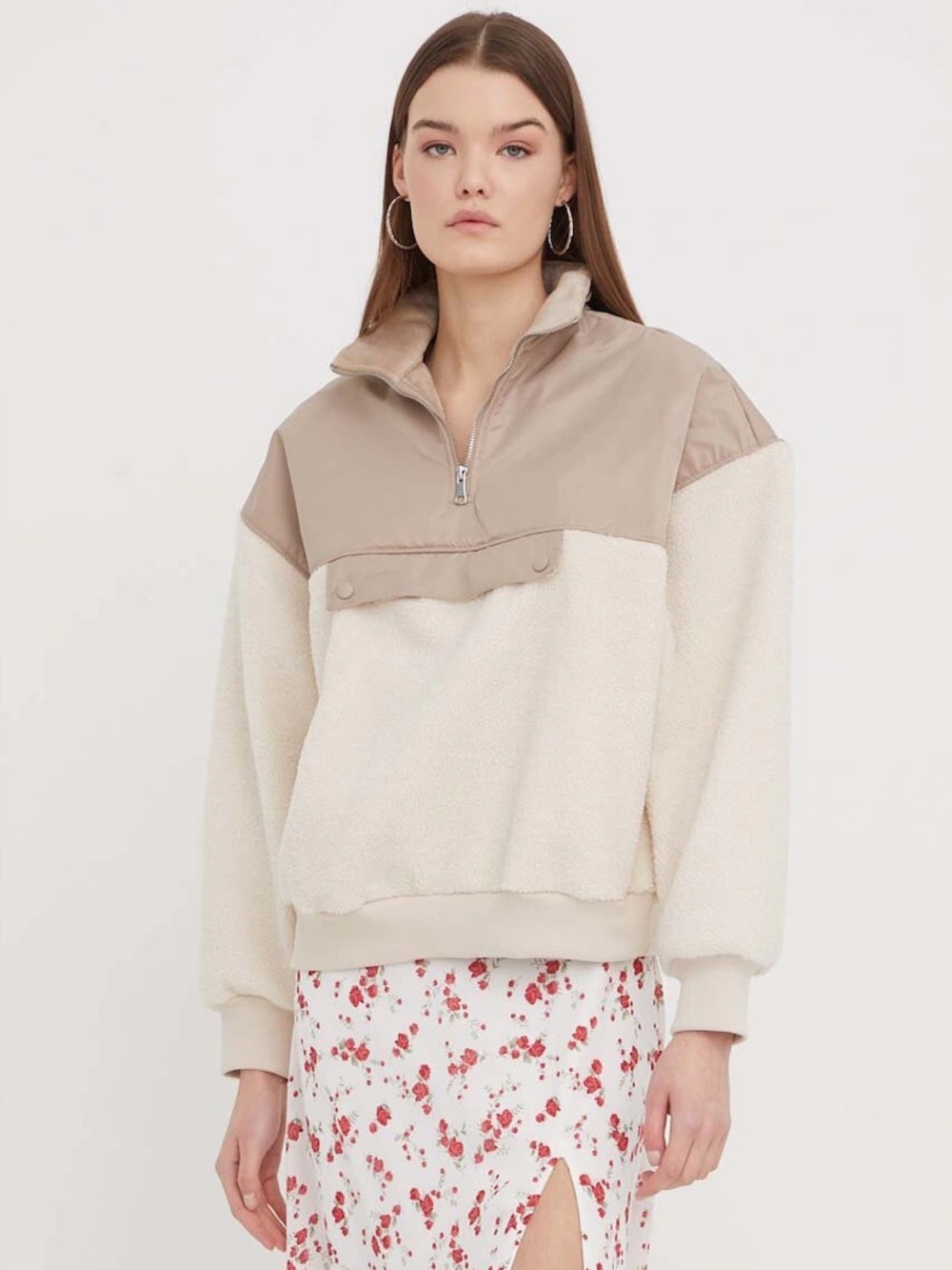 Abercrombie & Fitch Sherpa Pullover